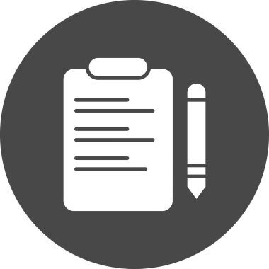 Vektör Belgesi düz biçim simgesi