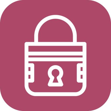 Vektör Kilidi düz biçim simgesi