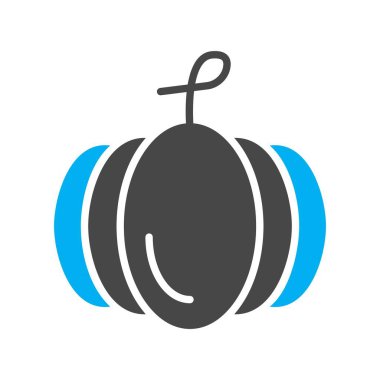 Kabak simgesinin vektör illüstrasyonu 