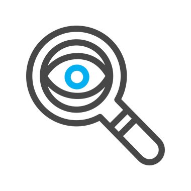 Arama simgesinin vektör illüstrasyonu 