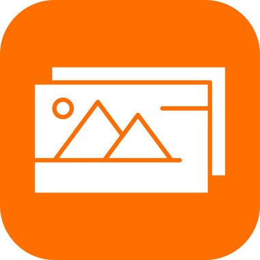 Galeri Simgesinin Vektör illüstrasyonu 