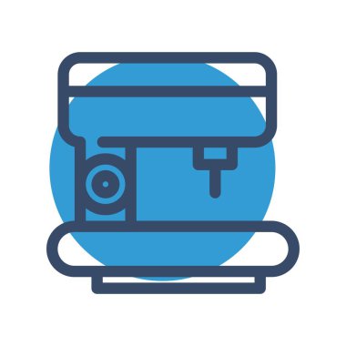 Vektör kahve makinesi simgesi   