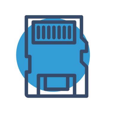 vektör Bellek Kartı simgesi 