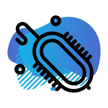  Elektrik simgesinin vektör illüstrasyonu 