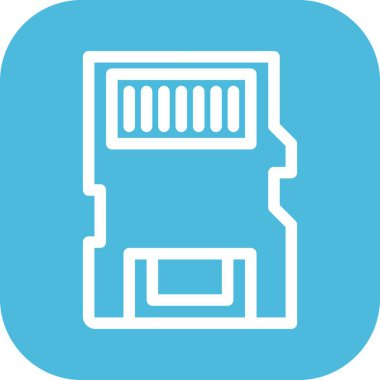 vektör Bellek Kartı simgesi 