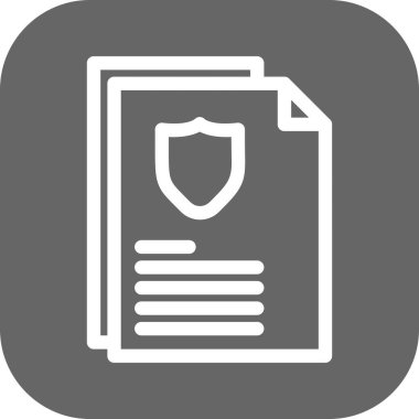 Vektör Belgesi düz biçim simgesi