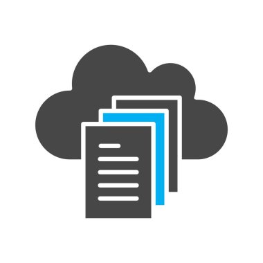 Vektör Belgesi düz biçim simgesi