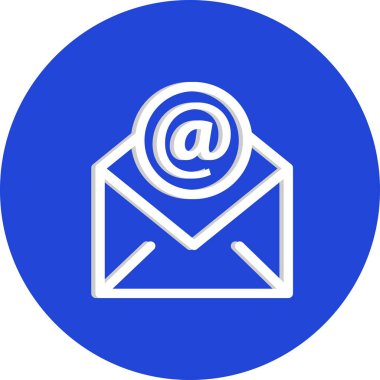 Harf simgesinin vektör illüstrasyonu