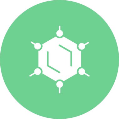 Atom simgesinin vektör illüstrasyonu 