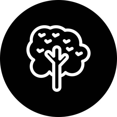 Avlu simgesinin vektör illüstrasyonu