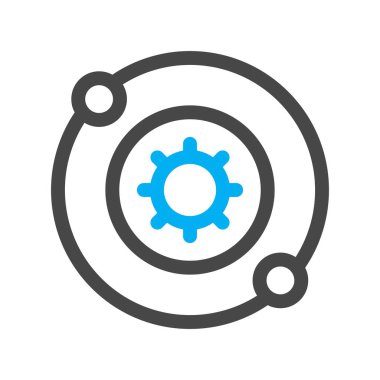 uzay simgesinin vektör illüstrasyonu 