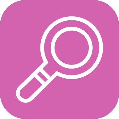 Vektör Bul düz biçim simgesi