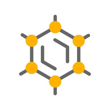 Atom simgesinin vektör illüstrasyonu 