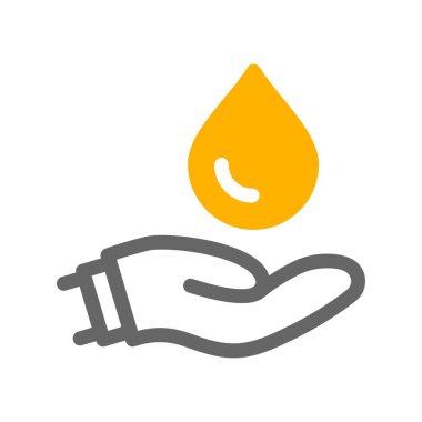 Kan simgesinin vektör illüstrasyonu