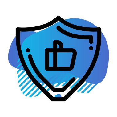 Benzer simgenin vektör illüstrasyonu 