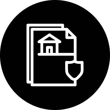 Koruma simgesinin vektör illüstrasyonu 