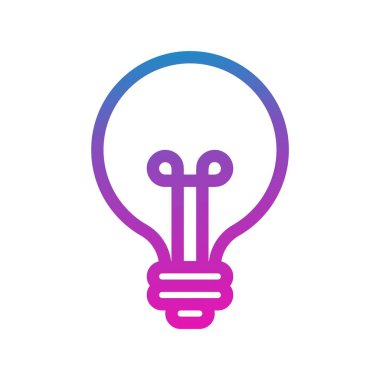 Vektör Ampulü düz biçim simgesi