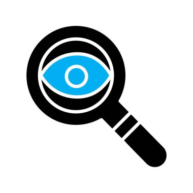 Arama simgesinin vektör illüstrasyonu 