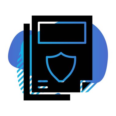 Kitap simgesinin vektör illüstrasyonu 