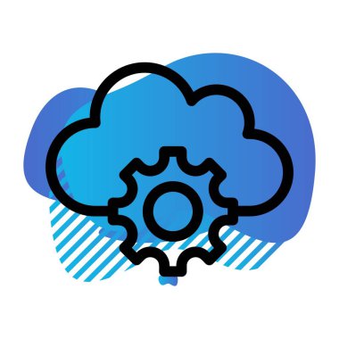  Vektör Gear düz biçim simgesi