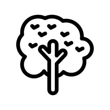 Avlu simgesinin vektör illüstrasyonu