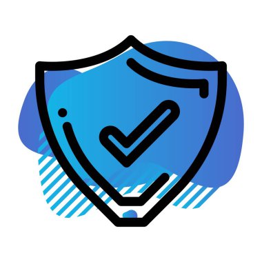 Kabul simgesinin vektör illüstrasyonu 