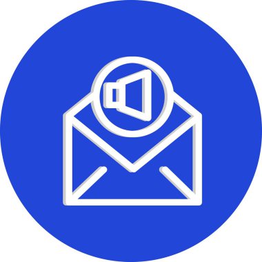 Hoparlör simgesinin vektör illüstrasyonu