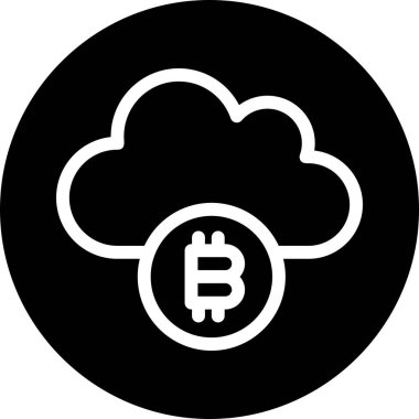  Vektör Bitcoin düz biçim simgesi