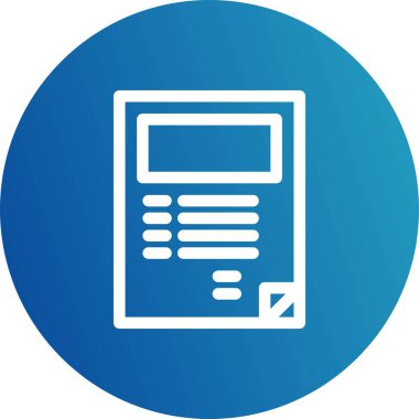 Kitap simgesinin vektör illüstrasyonu 