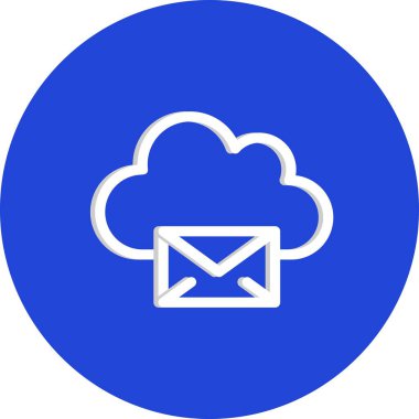  Vektör iletisi düz biçim simgesi