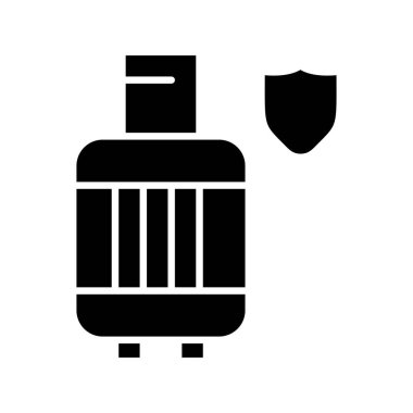 vektör gaz silindiri simgesi 