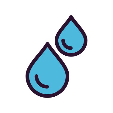 Kan simgesinin vektör illüstrasyonu