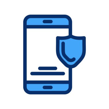 vektör smartphone düz biçim simgesi