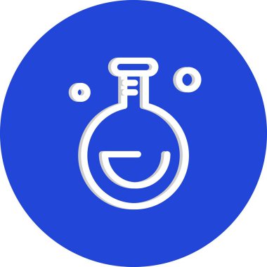 Vektör test tüpü simgesi 