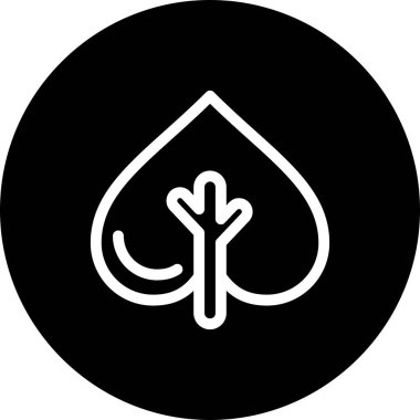 vektör ağacı düz biçim simgesi