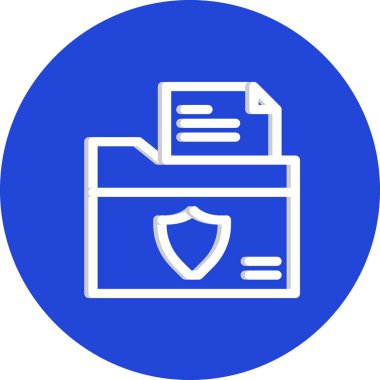 Dizin simgesinin vektör illüstrasyonu 