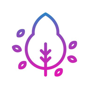 vektör ağacı düz biçim simgesi