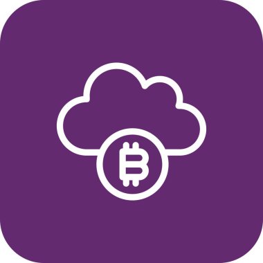  Vektör Bitcoin düz biçim simgesi