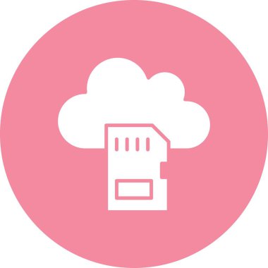 Vektör simkart düz biçim simgesi