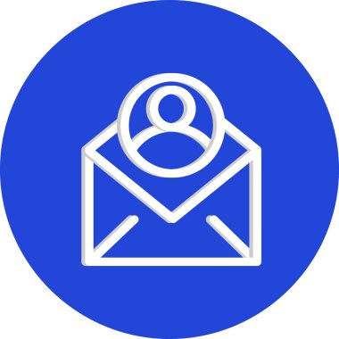 Kullanıcı simgesinin vektör çizimi 