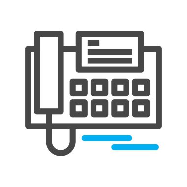 vektör telefon düz biçim simgesi