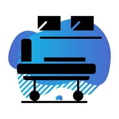 Vector hastanesi yatağı ico