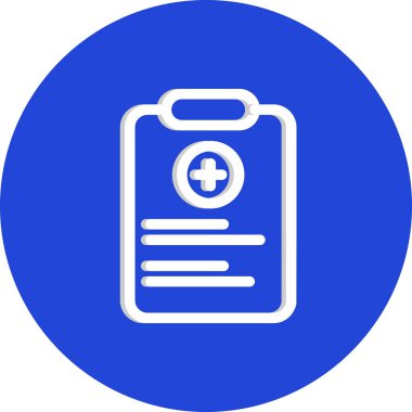 Rapor simgesinin vektör illüstrasyonu 