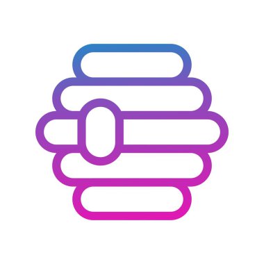 bal peteği simgesinin vektör illüstrasyonu