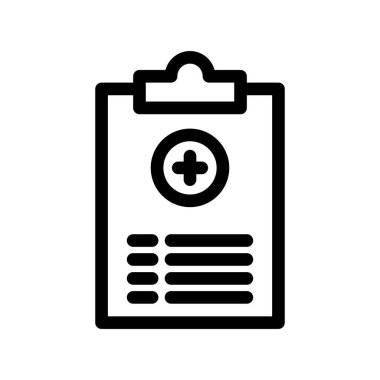 Rapor simgesinin vektör illüstrasyonu 