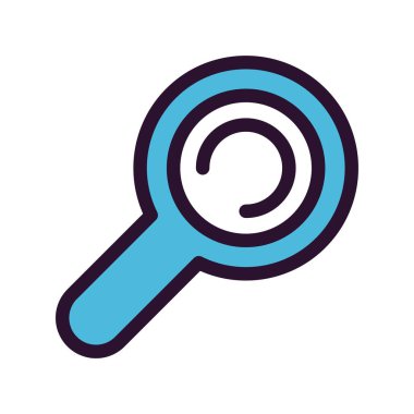 Vektör Bul düz biçim simgesi