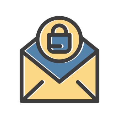 Vektör Kilidi düz biçim simgesi