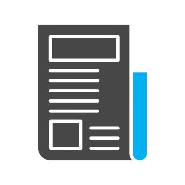 vektör haber kağıdı simgesi 