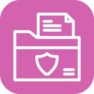 Dizin simgesinin vektör illüstrasyonu 