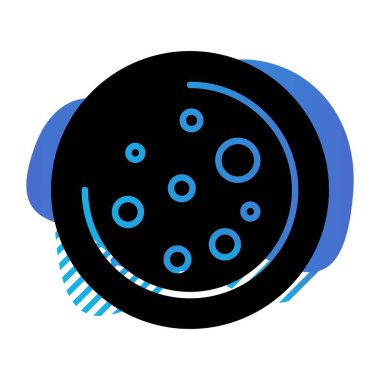 uzay simgesinin vektör illüstrasyonu 